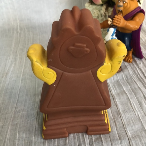 BEAUTY & THE BEAST action figure toys BELLE BEAST & COGSWORTH hand puppet - Picture 10 of 14